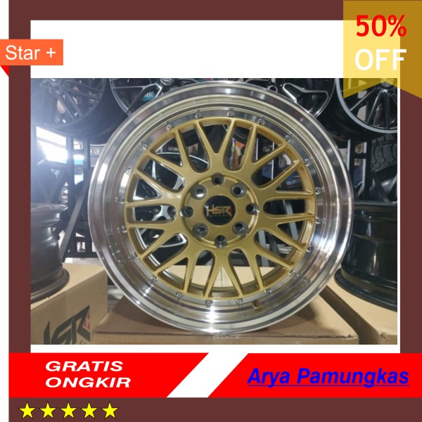 Pelek Velg Mobil Murah Ring 16 Velg HSR LEMANS Type BBS LM R16 Pelak