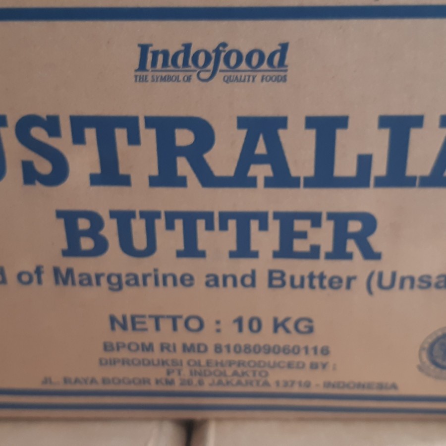 

BUTTER UNSALTED AUSTRALIAN 10Kg