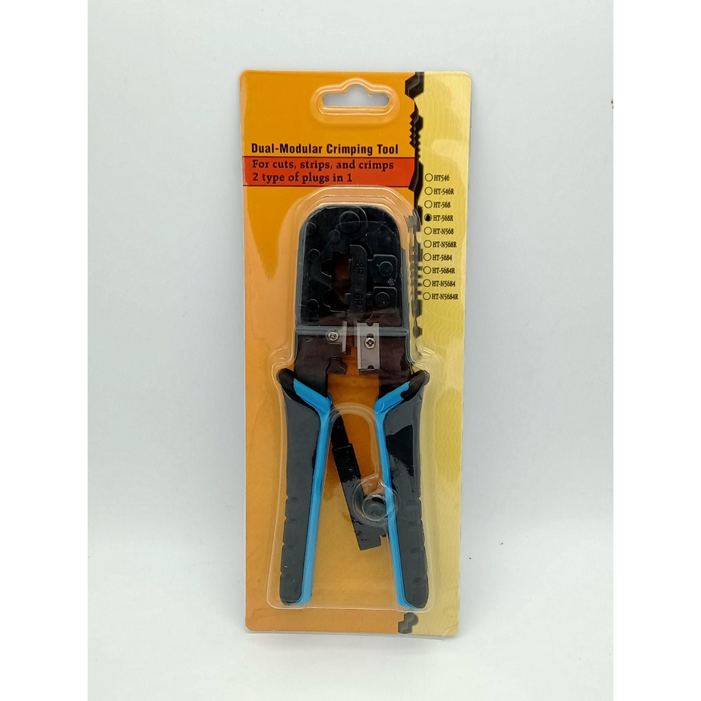 HT-568R Crimping Tool 8P 6P RJ45 RJ11 RJ12 LAN Network Strip Cutter