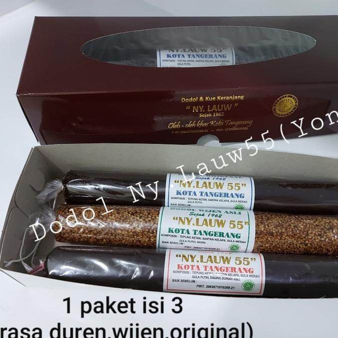 

vaargavaldian5678 Dodol Ny.Lauw55 paket 3 (isi 3 varian rasa) TERLARIS TERPERCAYA ORIGINAL