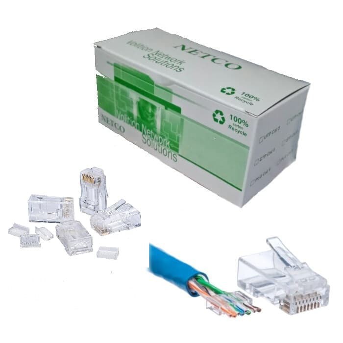 Netco Connector RJ45 Cat 6 isi 50