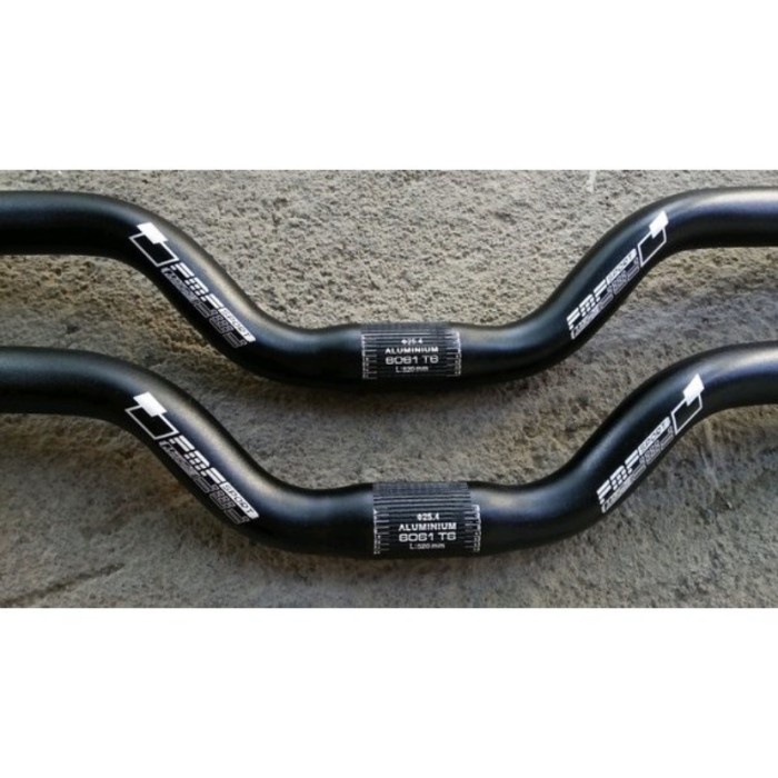 Handlebar Stang FMF Mid Rise Riser 25,4x520mm Aluminium Alloy - Hitam