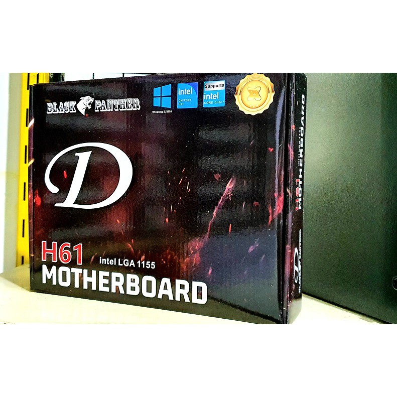 Motherboard Intel Black Panther H61 Socket LGA 1155