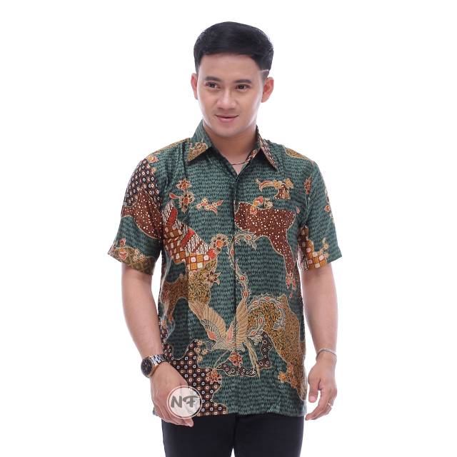 GROSIR KEMEJA BATIK SEMI SUTERA SILKY PREMIUM BERPURING