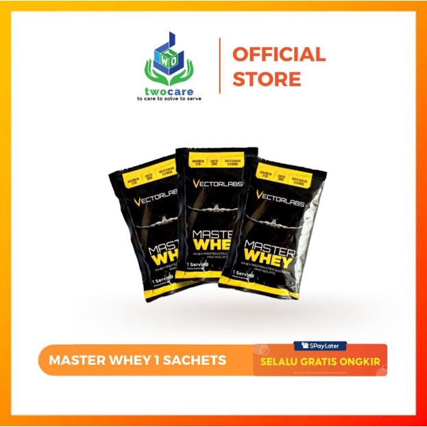 Vectorlabs Master Whey 1 Sachet Vectorlab Whey Protein Per Sachets