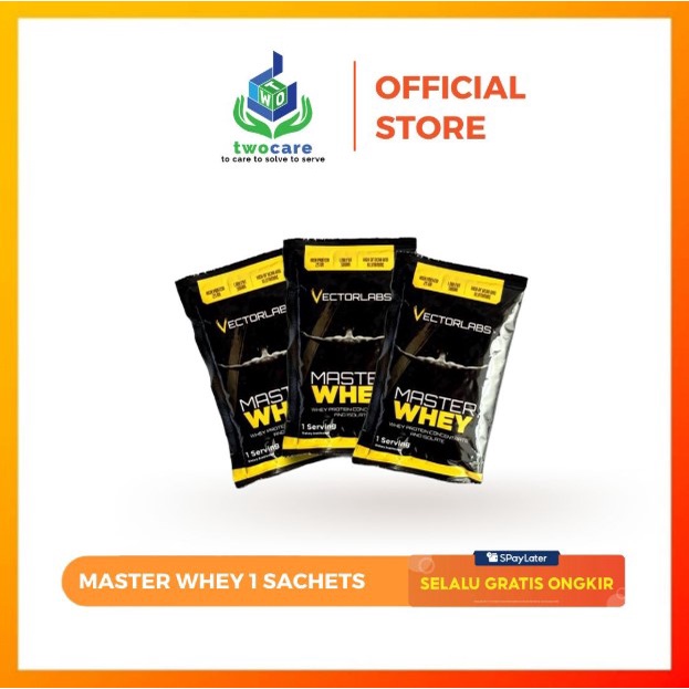 Vectorlabs Master Whey 1 Sachet Vectorlab Whey Protein Per Sachets