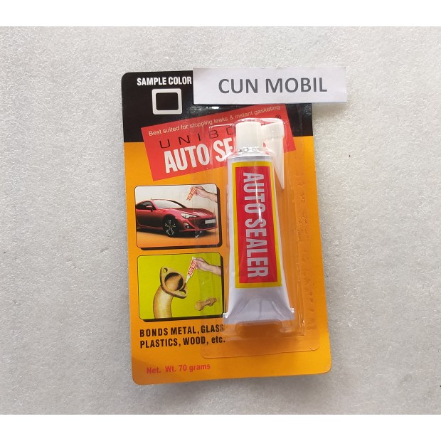 Lem Auto Sealer Unibond warna hitam net 70 gr
