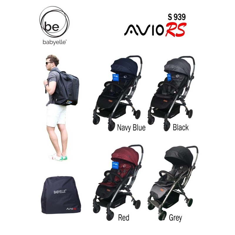 Makassar - Stroller Kereta Bayi BabyElle Avio RS Reversible 939 Hadap Depan Belakang