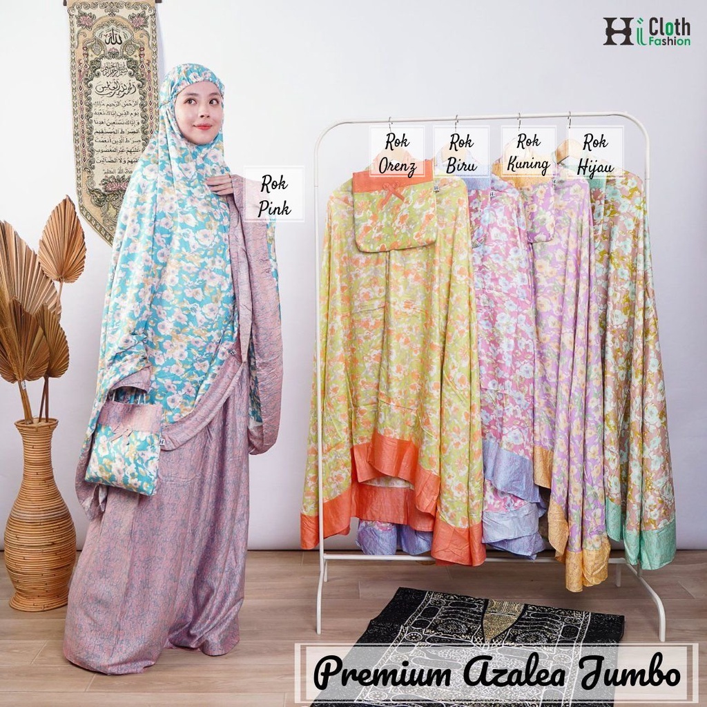 Mukena telekung rukuh premium bahan bagus tebel adem jumbo dewasa