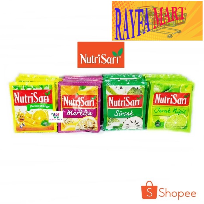 

Nutrisari Florida Orange / Markisa / Sirsak / Jeruk Nipis isi 10 pcs - Florida Orange