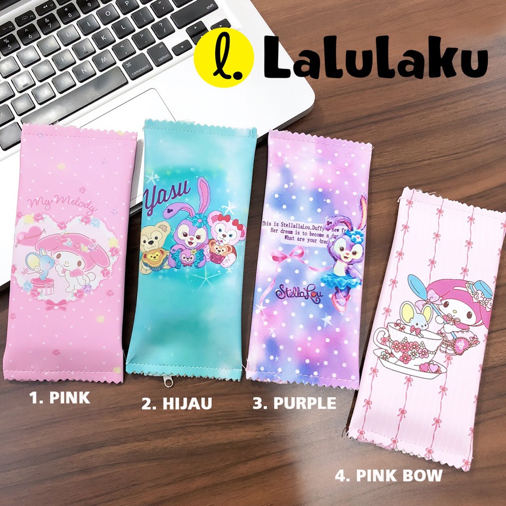 Tempat Pensil Lucu Melody Kartun Karakter Anak Sekolah Kotak