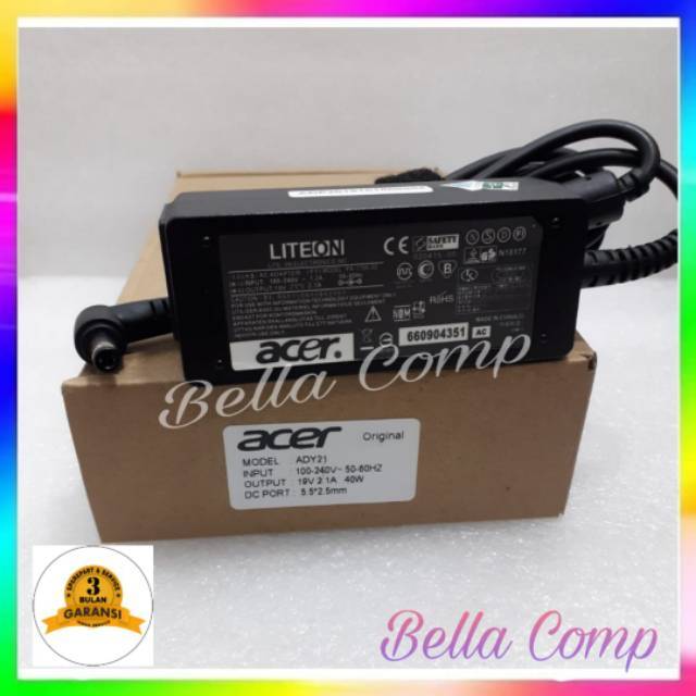 Adaptor Charger Laptop Acer One 14 Z1401 Z1402 - 19V 2.1A Original