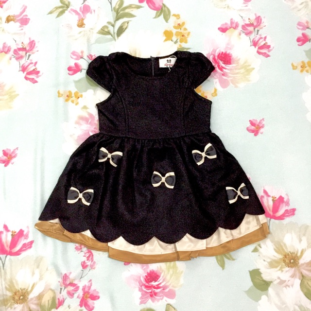 Dress anak import / Ribena dress