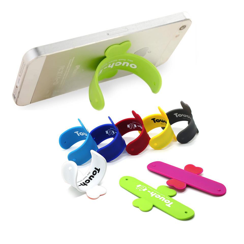 Touch U Silikon Stand Hp / Standing HP / Pocket Ring / Ring HP / Standing Handphone - RANDOM COLOR