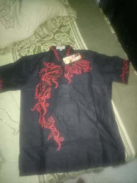 Rama Abang Kemeja Batik Pria Lengan Pendek Reguler M L Xl Xxl