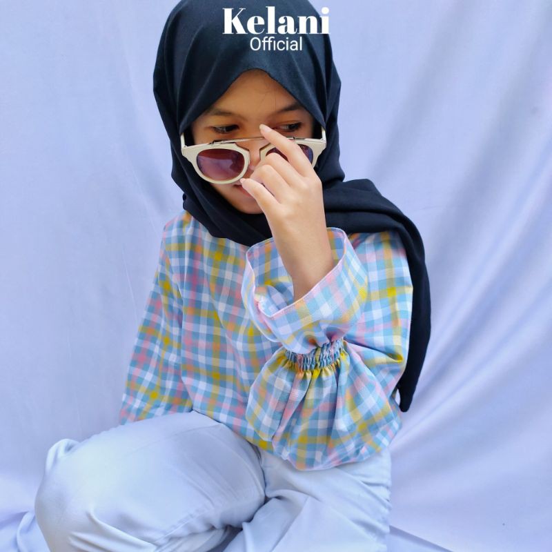 MILI SHIRT-ATASAN WANITA-BLOUSE-KEMEJA-TARTAN