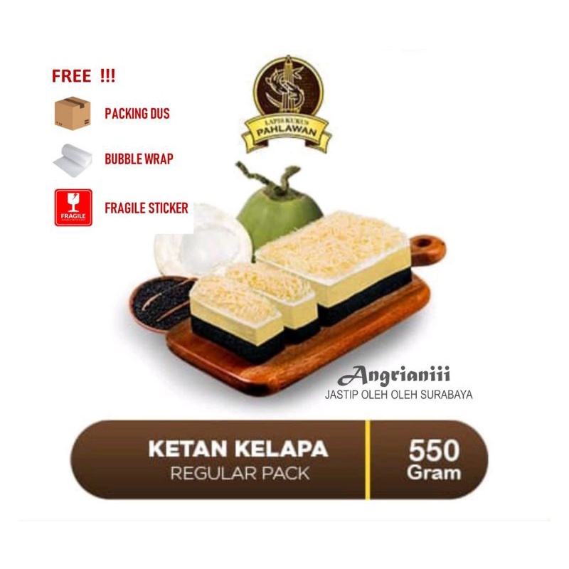 Lapis Kukus Pahlawan (Reguler) - ketankelapa/blackforest/redvelvet/esteler/kopisusu