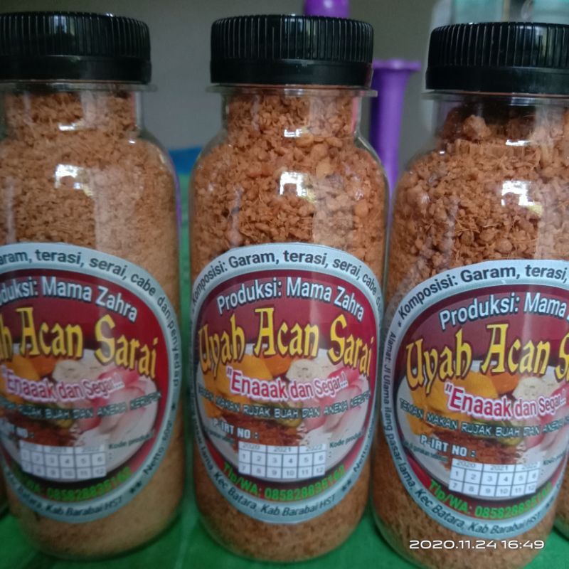 

uyah acan sarai(sambal pencok)