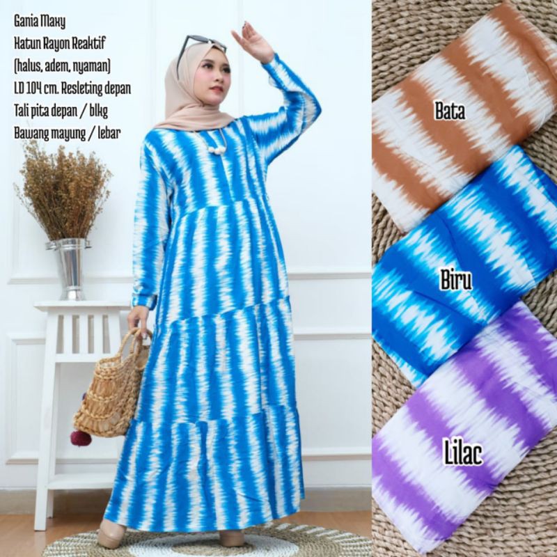 Gamis Rayon Salur //JF673