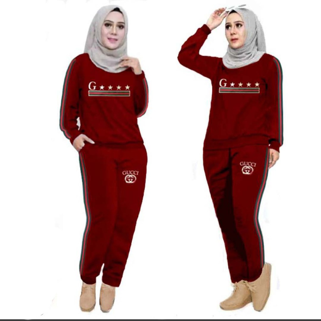 LVB Setelan Training Wanita/Track Suit Wanita/Setelan Olahraga Wanita/ Uk.XL-XXL-3XL Gstar TRAINING