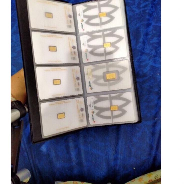 Ready stock Dompet Emas / Dompet Logam Mulia / Album Emas Logam Mulia / Tempat Penyimpanan Logam Mul