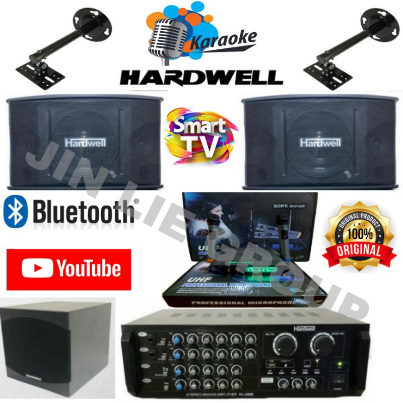 PAKET SOUND KARAOKE HARDWELL 10 INCH SUBWOOFER 12 INCH