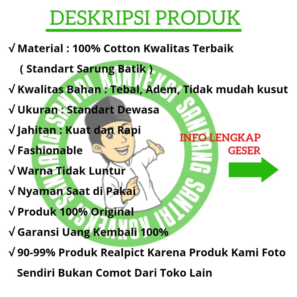 Bawahan Muslim Pria Sarung Pria Dewasa Sarung Batik Pria Sarung Pria Dewasa Sarung Batik Exclusive Sarung Batik Pekalongan Sarung Santri Pria Sarung Batik Premium Sarung Batik Motif Sarung Hitam polos Sarung Batik Kekinian Sarung Batik Terlaris Bisa COD