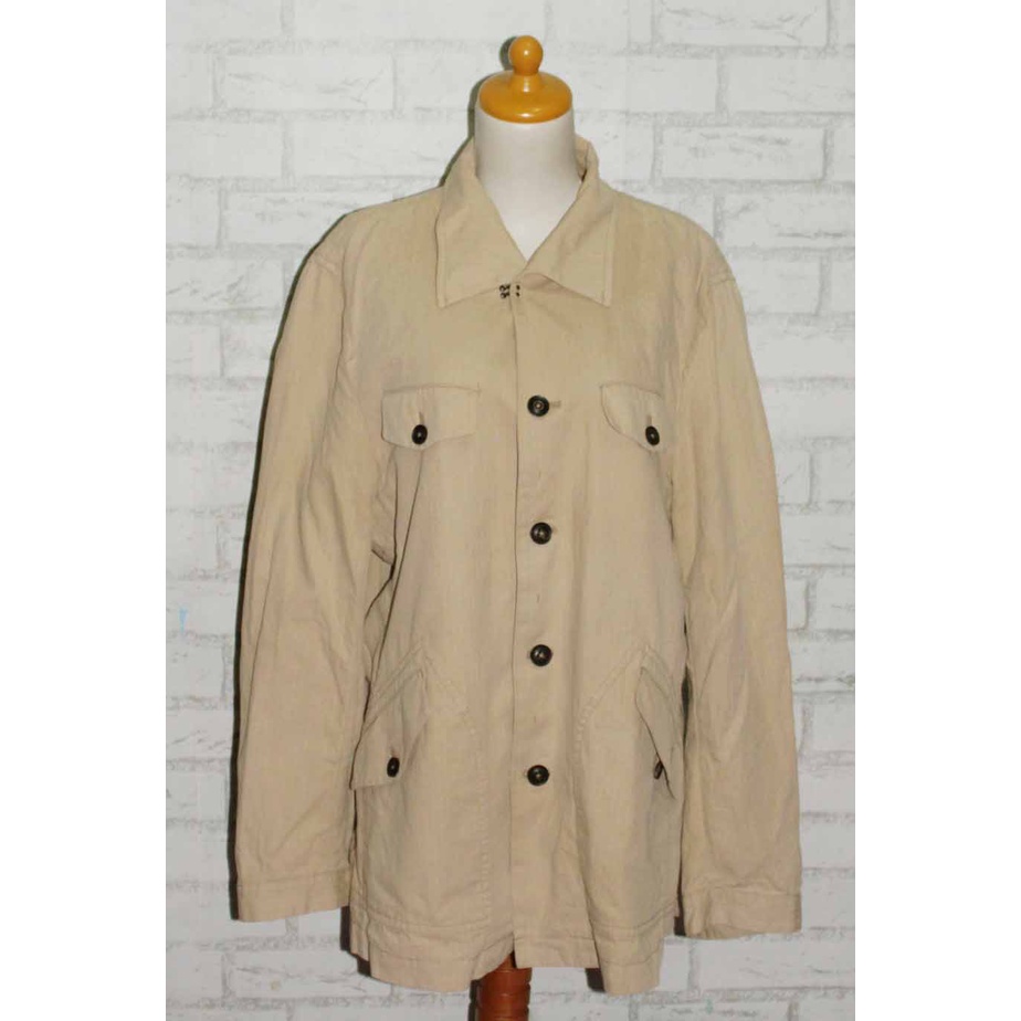 Jaket Junmen Warna Cream Ukuran XL Preloved