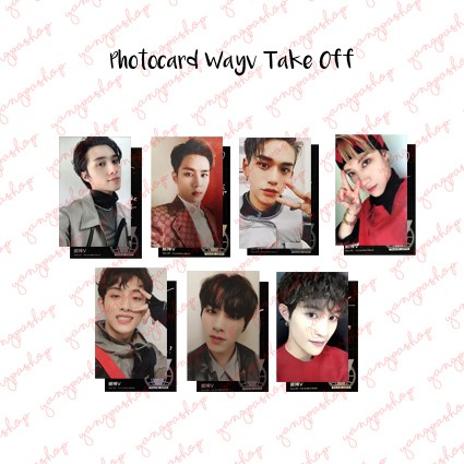 [READY / SET] TAKE OFF WVIS FAN MADE UNOFFICIAL PHOTOCARD YANGPASHOP XIAOJUN HENDERY WINWIN