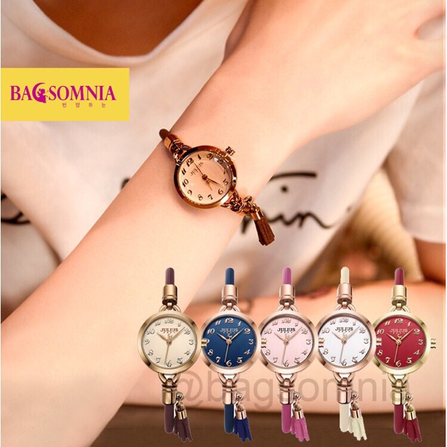 JULIUS JA-994 Jam Tangan Bagsomnia Bracelet Gelang Design Watch Korea