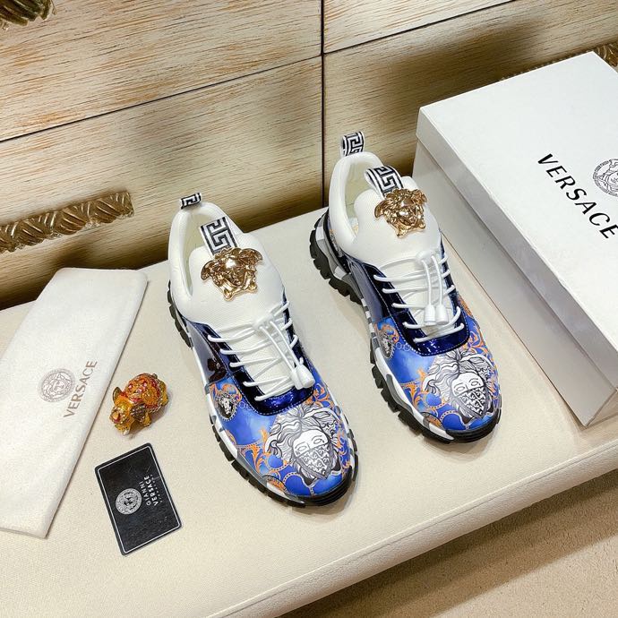 VERSACE "Versace" classic casual men's shoes