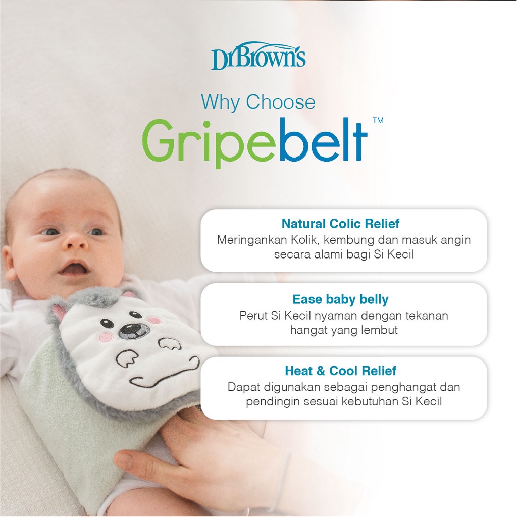 DR BROWNS INFANT GRIPEBELT HEDGEHOG