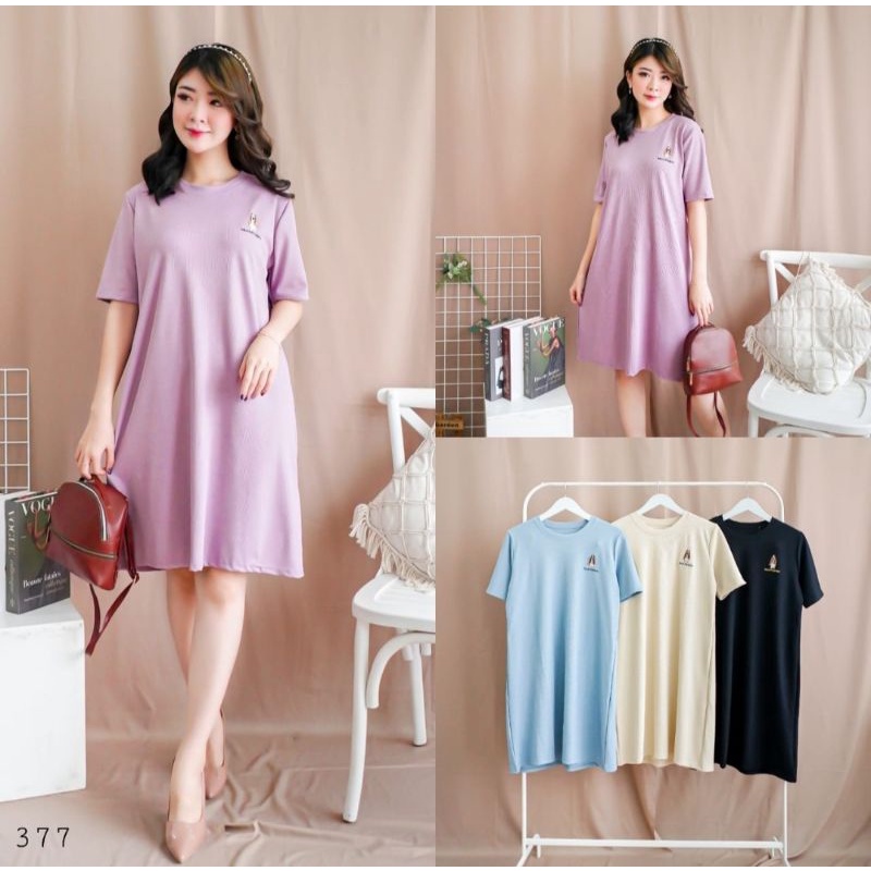 DRESS KNIT BORDIR HUSH PUPPI*S