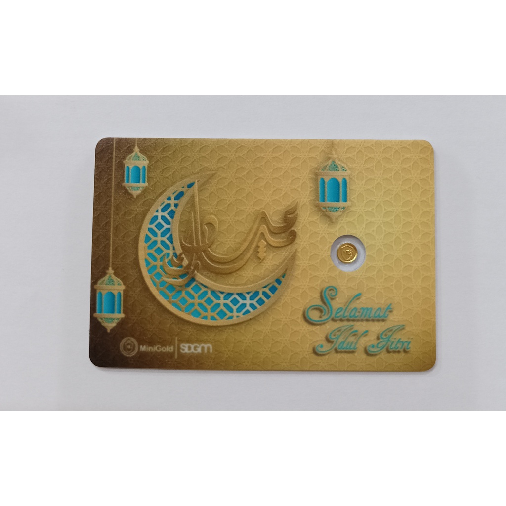 Logam Mulia Mini Gold 0.05 Gram 24K Fine Gold 999.9