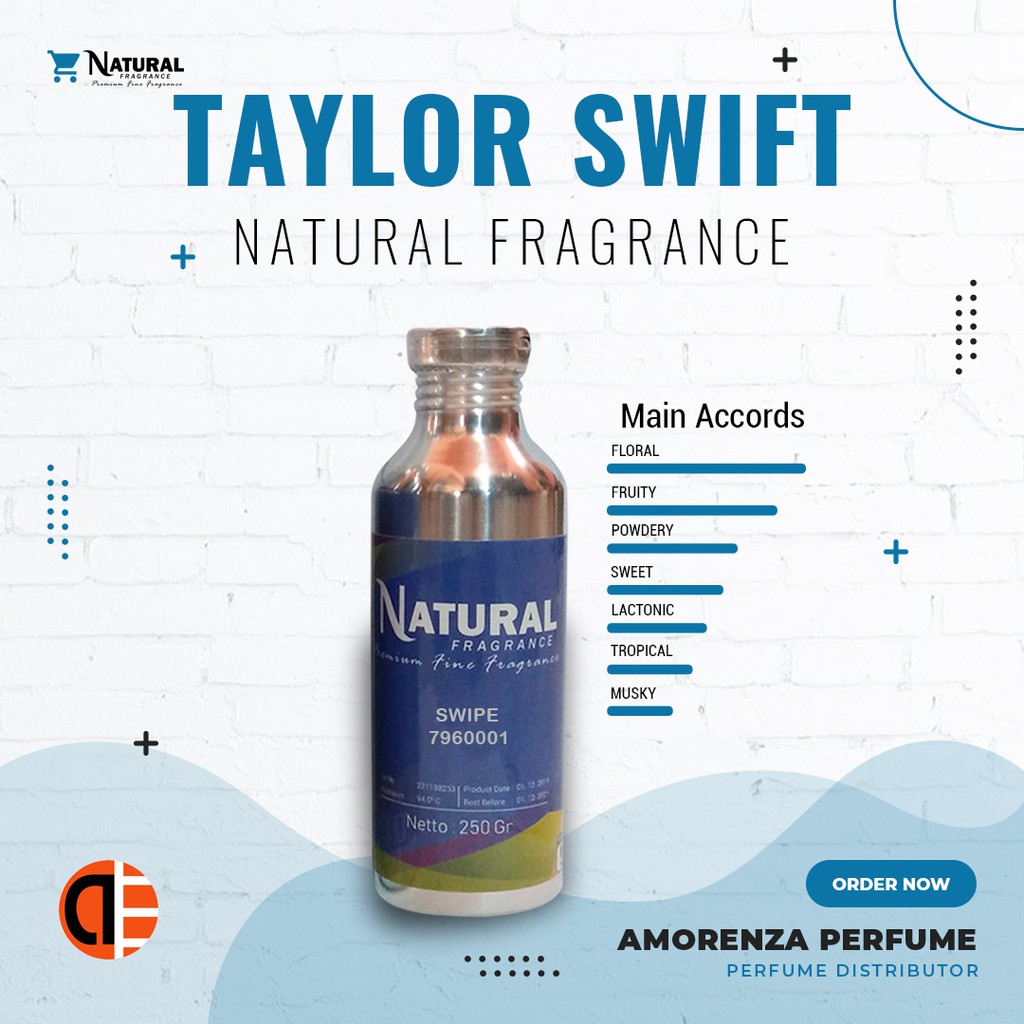 BIBIT PARFUM MURNI TAYLOR SWIFT - SWIPE NATURAL FRAGRANCE 250 ML SEGEL PABRIK