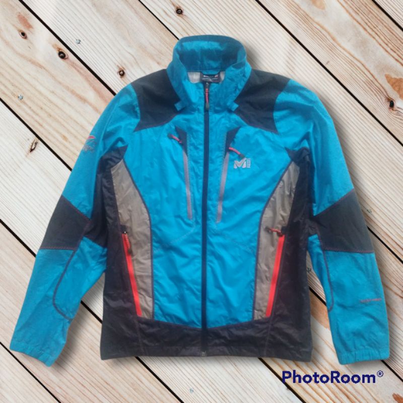 Jaket Outdoor Gunung Hiking Millet Horizon Blue Second Original