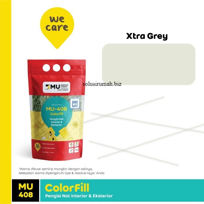 Mortar Utama MU408 / sika ColorFill Pengisi Nat Keramik 1Kg mu 408 PILIH