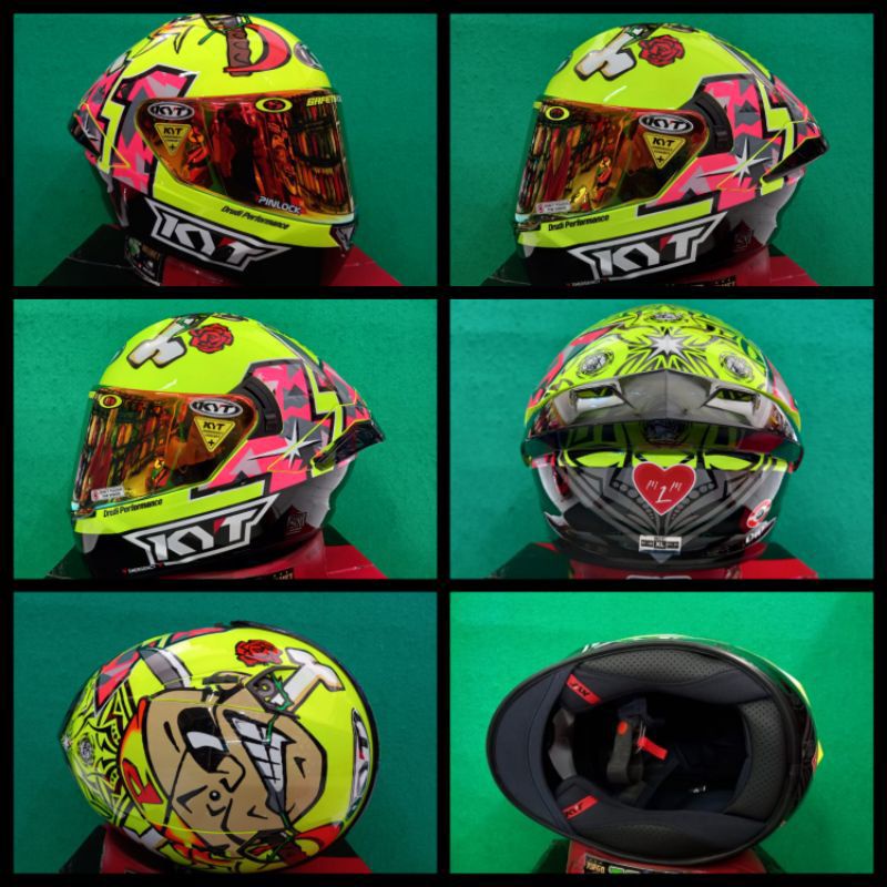 KYT NFR ESPARGARO MISANO REPLICA PAKET GANTENG(ongkir termurah 2kg)