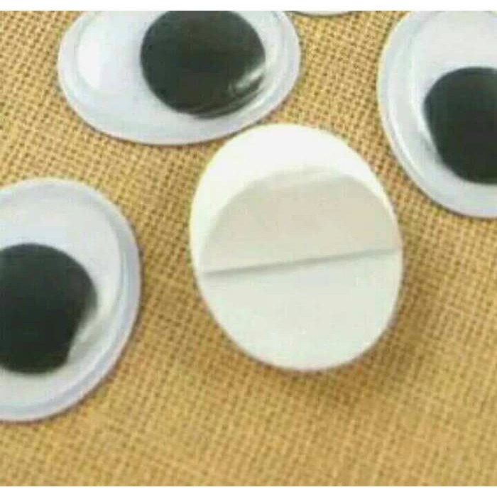 

Unik Sticker Mata Boneka Oval Lonjong 14x11mm Craft Prakarya 2 pasang New