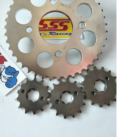➯ GEAR SSS Depan - Belakang 415 - 428 Kharisma - Supra Fit New - Supra X 125 - Blade - Revo ALL SIZE