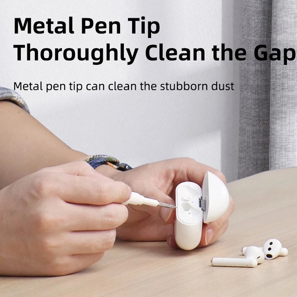 SAIIA STORE Cleaning Pen - Pembersih headset tws Air pods biasa dan air pods Pro 1 2 ,pembersih TWS semua merek