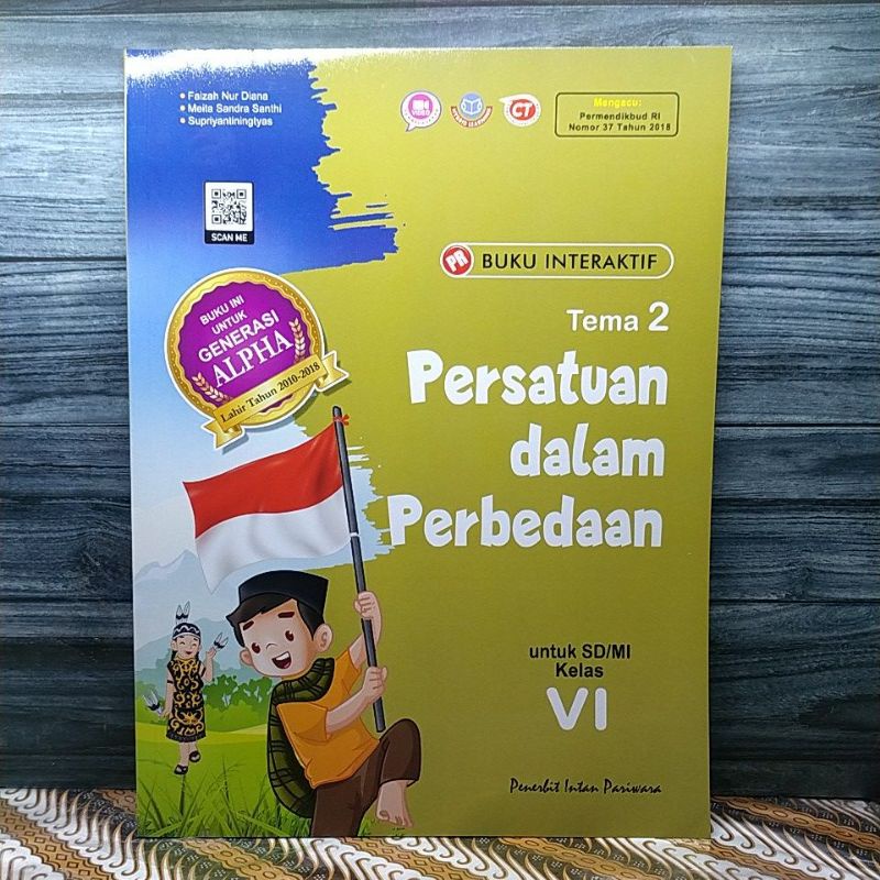 PR Interaktif kelas 6 tema 2 Generasi ALPHA untuk SD/MI intan pariwara
