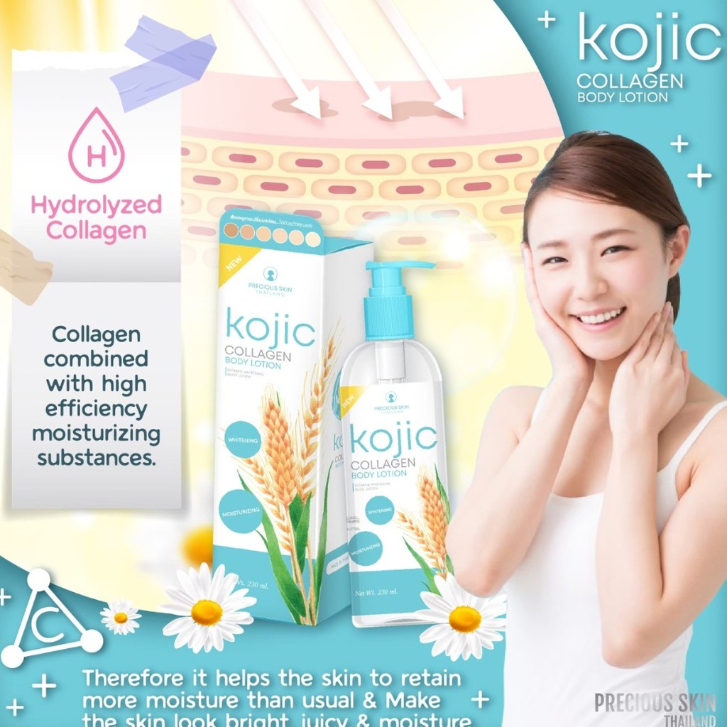 Bpom Kojic Collagen Extreme Whitening Lotion Pagi Malam Handbody Body Lotion 230ml Indonesia
