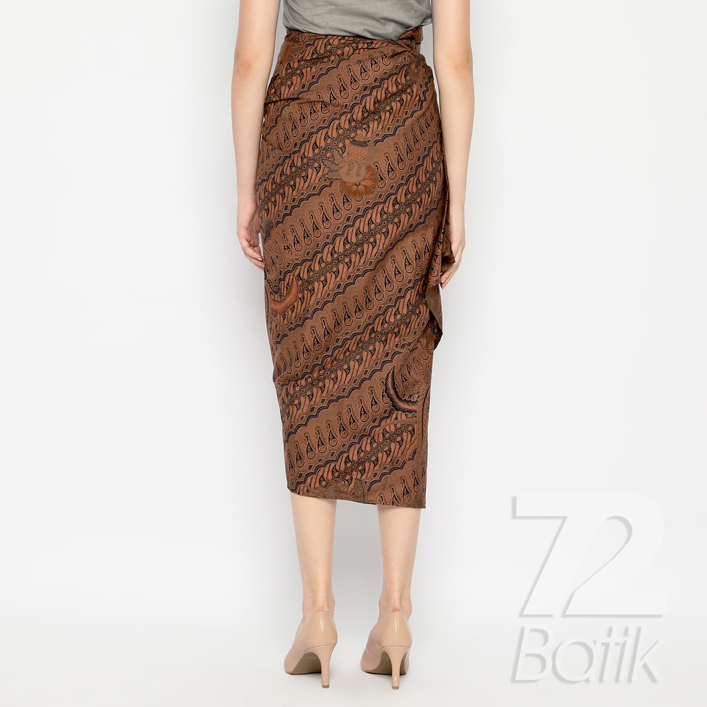 ROK BATIK SPAN Skirt Lilit Kebaya Instan Modern Wanita Motif Parang Seling Kusumo Warna Coklat 726748 Cap 72 - Rok Batik Lilit Bawahan Skirt Kamen Kebaya Songket Batik Panjang Plisket Span Instan Jadi Bali Lembaran Premium Modern Untuk Wanita Kondangan