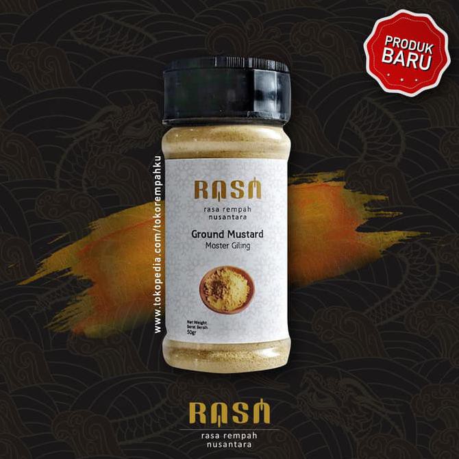 

(Terlaris!!) ramuan rempah - RASA Ground Yellow Mustard Powder Moster Bubuk Biji Sawi