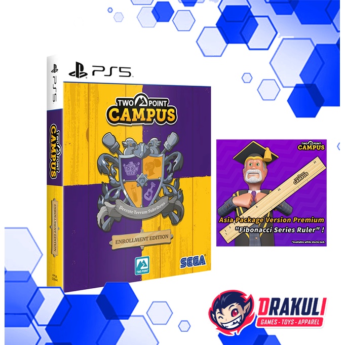 PS5 Two Point Campus Enrolment Edition + Bonus Ruler (R3/Asia/English)