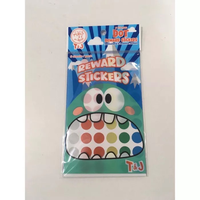 

T&J Labels REWARD STICKER DOT 13 MM