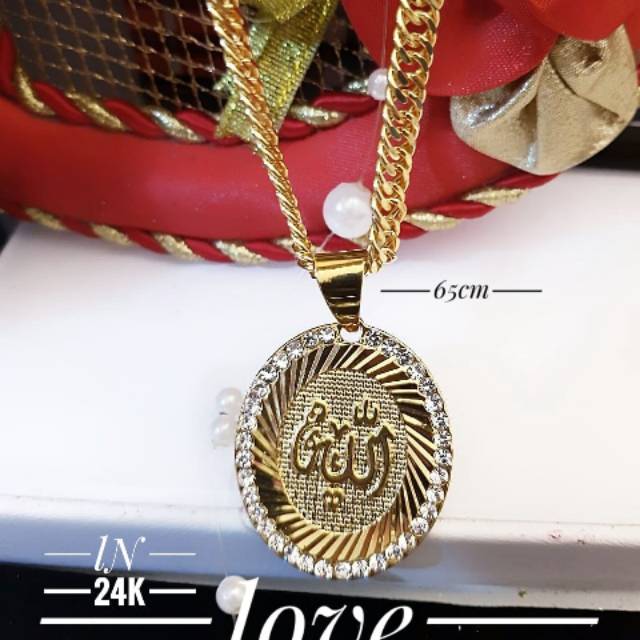 Xuping kalung lapis emas 24k 0814k