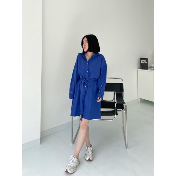 Hana ShirtDress tunik Oversize busui friendly