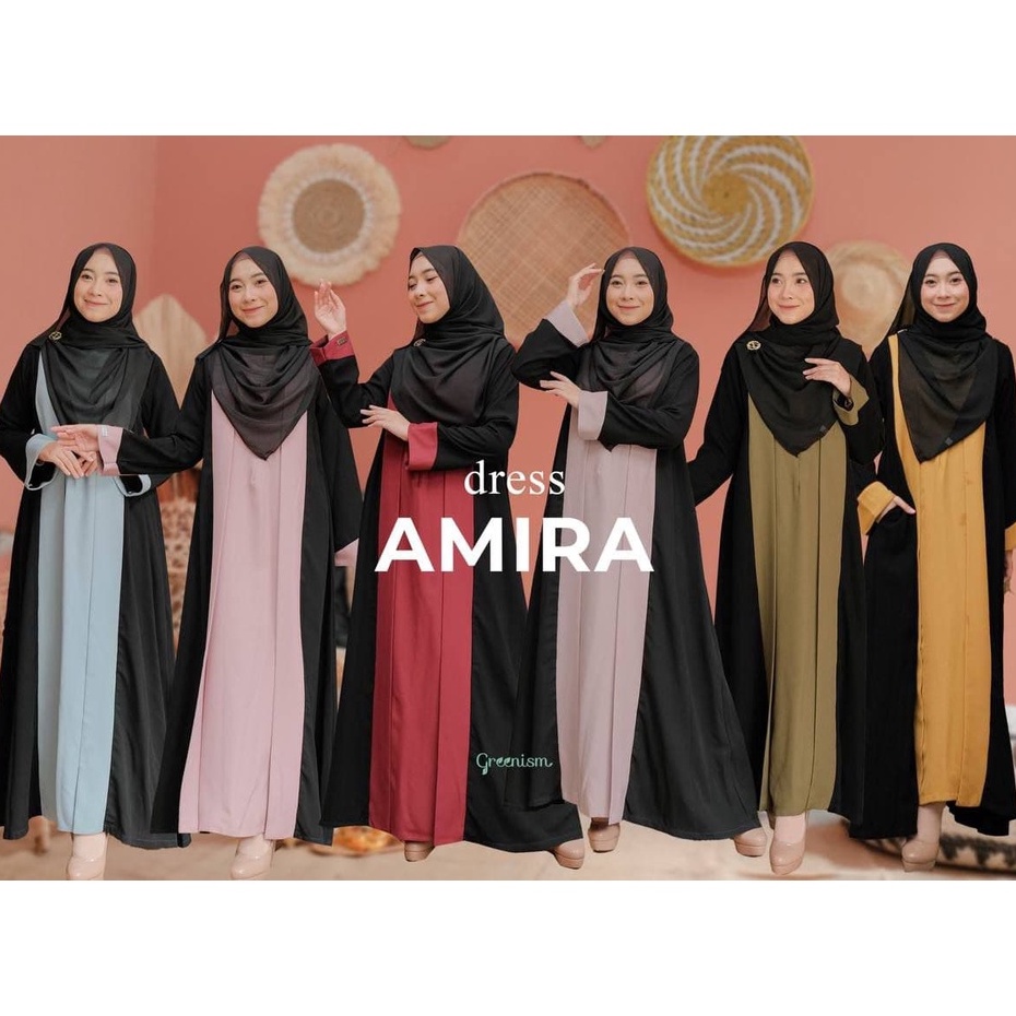 Greenism Gamis Amira Quality Premium Syari'i Dress